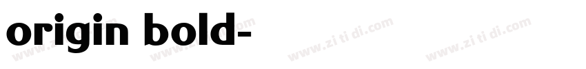 origin bold字体转换